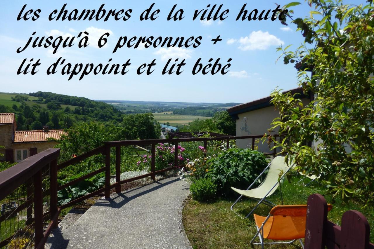 Les Chambres De La Ville Haute Dun-sur-Meuse Eksteriør billede