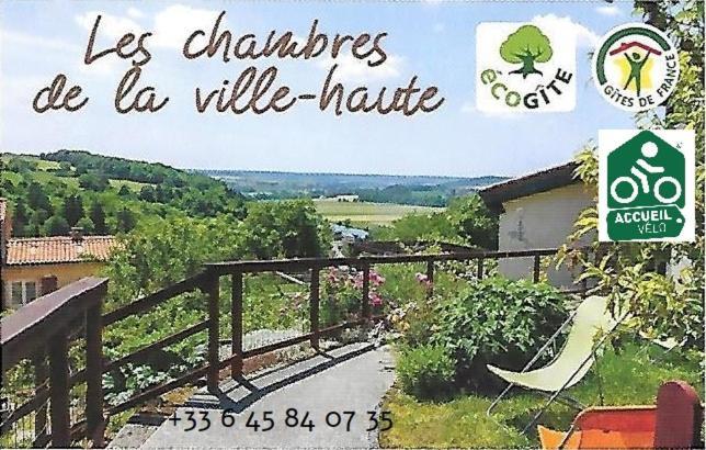 Les Chambres De La Ville Haute Dun-sur-Meuse Eksteriør billede